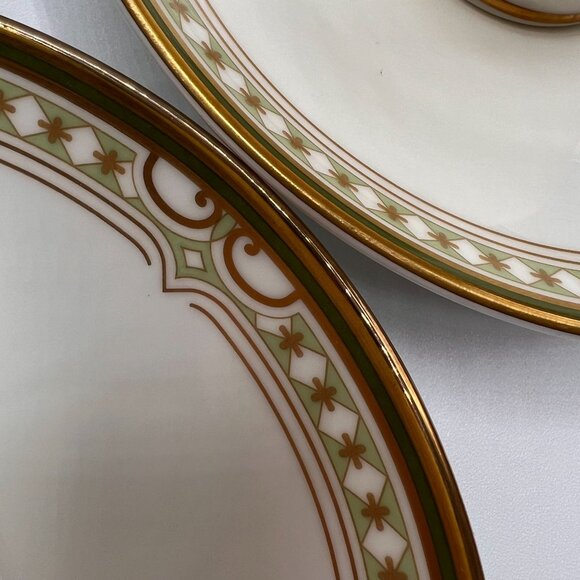 Brand New Royal Doulton Porcelain "Lichfield" Floral Teacup & Saucer Set of 6 - Picture 4 of 12